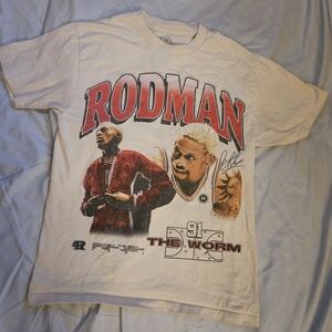 Rodman Graphic Tee in Cream